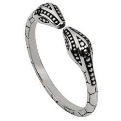 MenSteel Anneau de gland Two Snake